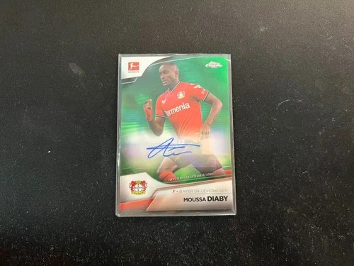Moussa Diaby 2023 Topps Chrome Green /99