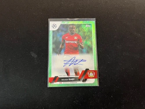 Moussa Diaby 2022 Topps Jade UEFA Club Soccer