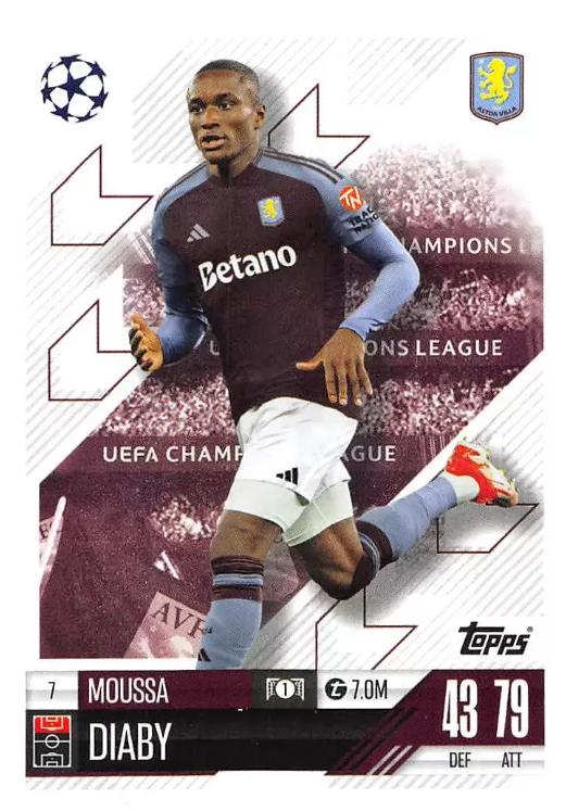 Moussa Diaby 2024 Topps Match Attax UEFA Club Competitions