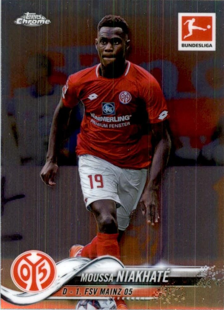 Moussa Niakhaté 2018 Topps Chrome Bundesliga 22