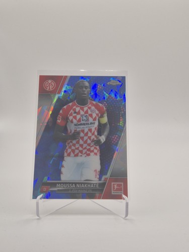 Moussa Niakhate 2021 Topps Chrome Bundesliga Sapphire Edition