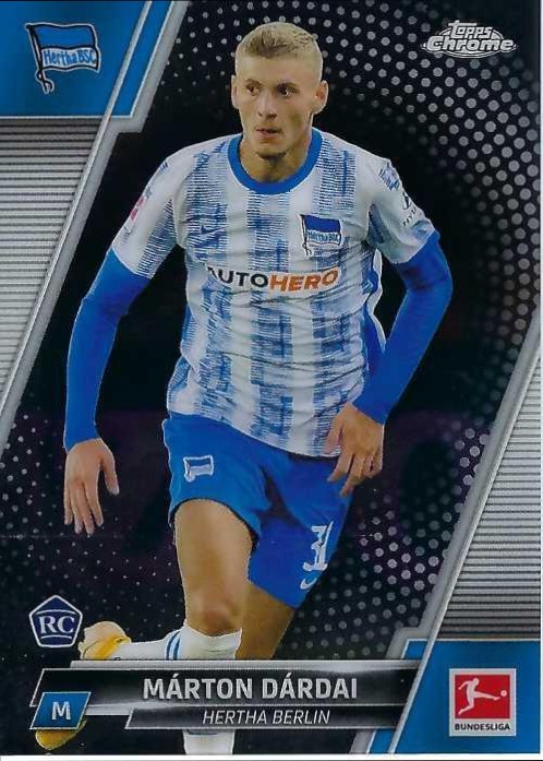 Márton Dárdai 2021 Topps Chrome Bundesliga 8
