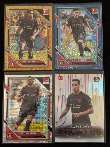 Multiple cards - Quansah and Echeverri 2025 Topps Chrome Quansah /50, Echeverri /150
