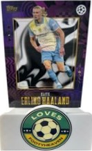 Erling Haaland 2024 Topps Gold UCC Gold /5