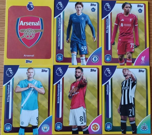 Multiple players (base set #1-#357) 2026 Topps Premier League 2025/26 Yellow