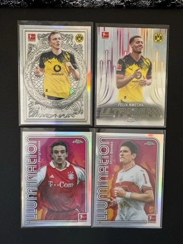 Multiple players (Beier, Nmecha, Gomez, Hargreaves) 2025 Topps Chrome