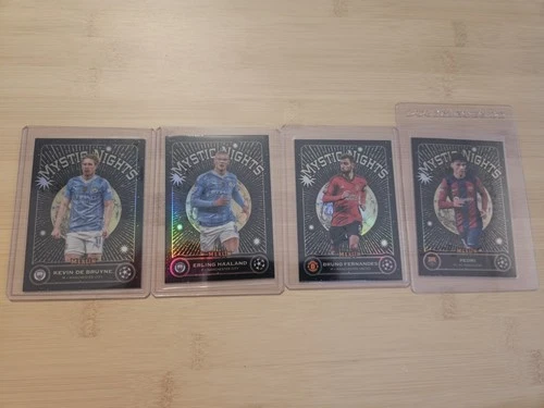 Multiple Players (Haaland, De Bruyne, Fernandes, Pedri) 2023 Topps Merlin Chrome