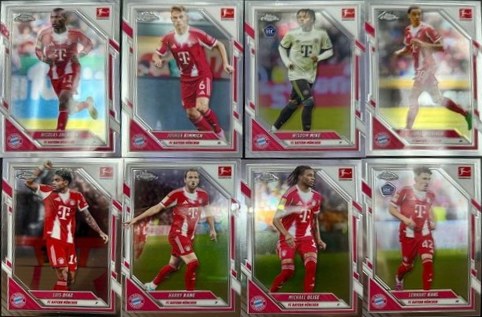 Multiple: Harry Kane, Jamal Musiala, Michael Olise, Luis Diaz, Joshua Kimmich 2025 Topps Chrome