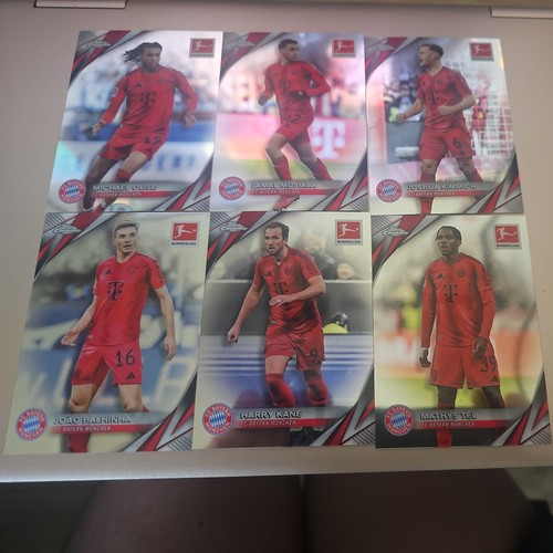 Multiple: Harry Kane, Jamal Musiala, Michael Olise, Mathys Tel 2024 Topps Chrome