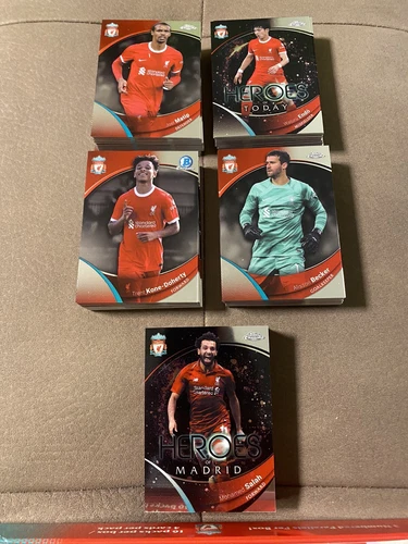 Multiple Players (Salah, Nunez, Endo, etc.) 2023 Topps Chrome