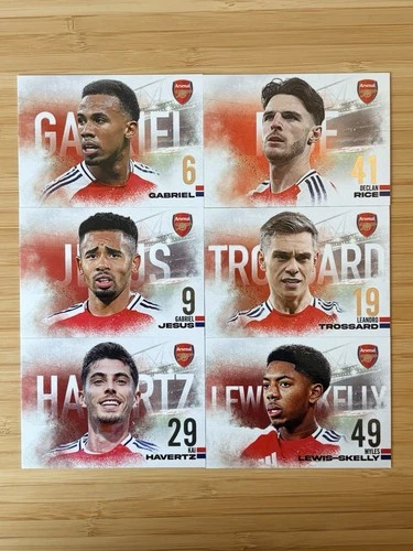 Multiple - Rice, Gabriel, Havertz, Trossard 2025 Futera