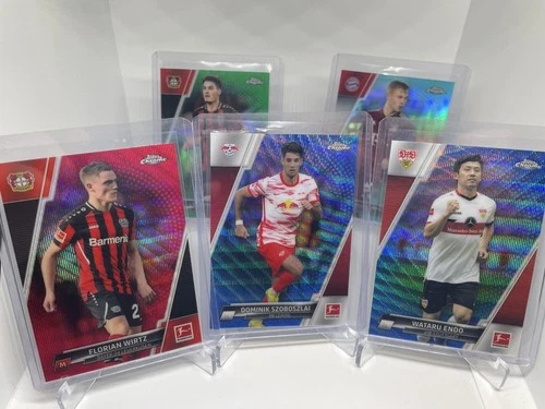 Multiple (Szoboszlai, Wirtz, Endo) 2022 Topps Chrome Bundesliga