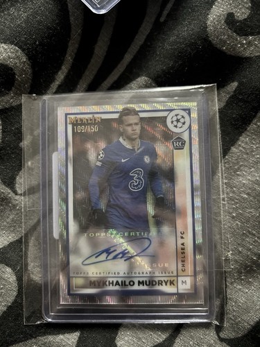 Mykhailo Mudryk 2022 Topps Merlin Chrome /150