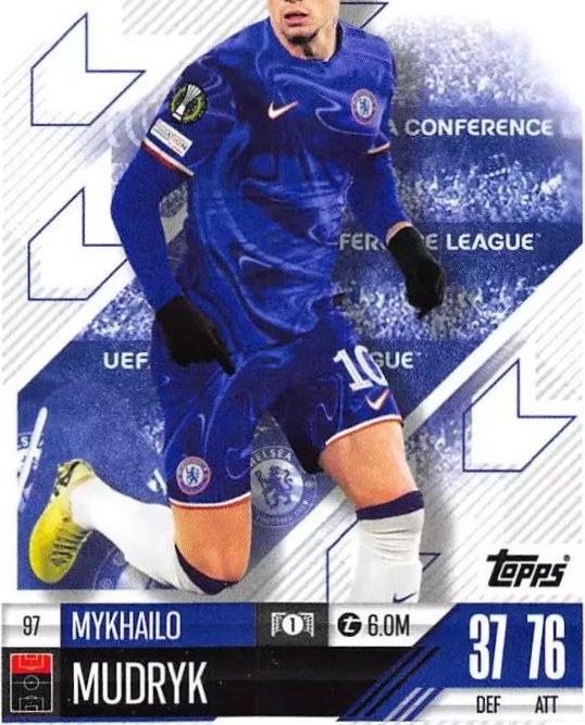 Mykhailo Mudryk 2024 Topps Match Attax UEFA Club Competitions