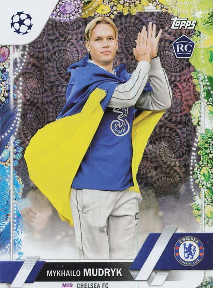 Mykhailo Mudryk 2022 Topps UEFA Club Competitions Carnaval Edition