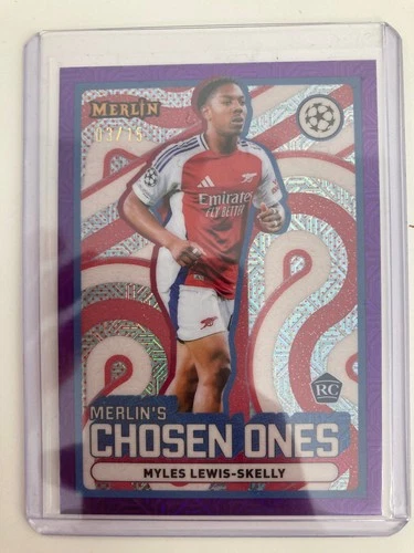 Myles Lewis-Skelly 2025 Topps Merlin Chrome 3/15