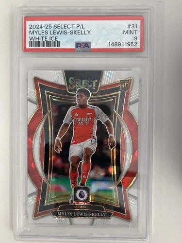Myles Lewis-Skelly 2024 Panini Select White Ice