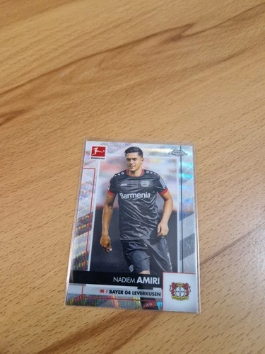 Nadiem Amiri 2020 Topps Bundesliga Chrome X Fractor /250