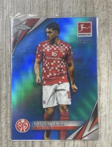 Nadiem Amiri 2025 Topps Chrome Bundesliga /150