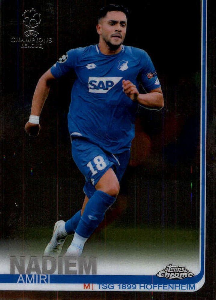 Nadiem Amiri 2018 Topps Chrome UCC 37