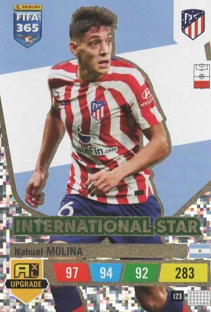 Nahuel Molina 2023 Panini Adrenalyn XL FIFA 365 Upgrade