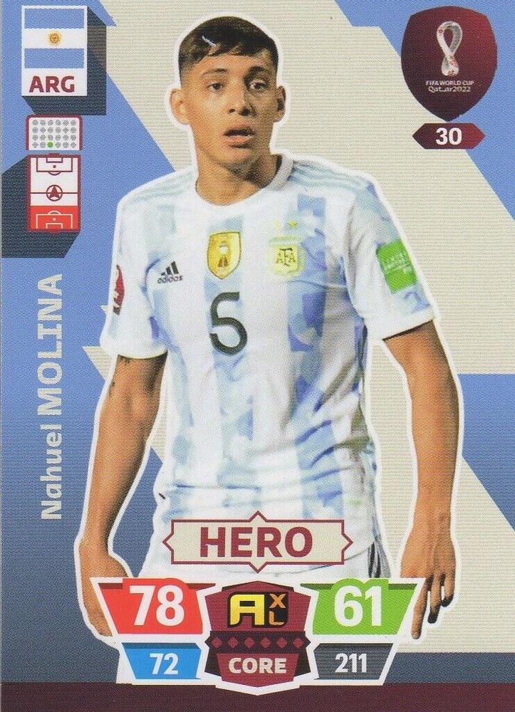 Nahuel Molina 2022 Panini Adrenalyn XL FIFA World Cup