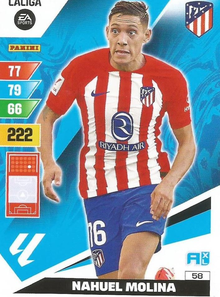 Nahuel Molina 2023 Panini Adrenalyn XL La Liga