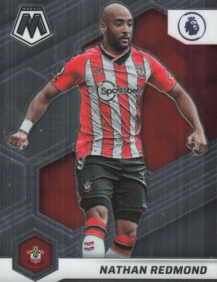 Nathan Redmond 2021 Panini Mosaic Premier League Red