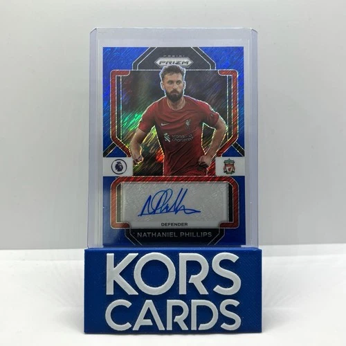 Nathaniel Phillips 2022 Panini Prizm Blue Shimmer