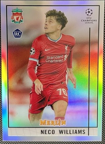 Neco Williams 2020 Topps Merlin Chrome Refractor