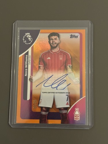 Neco Williams 2025 Topps Premier League 1/25