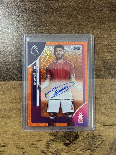 Neco Williams 2025 Topps Premier League Orange /25