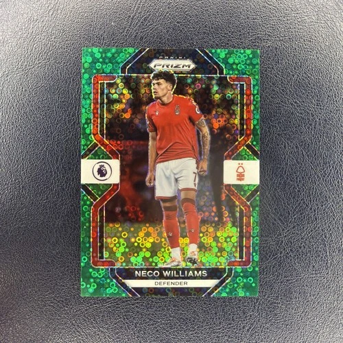 Neco Williams 2023 Panini Prizm Premier League Green Breakaway /5