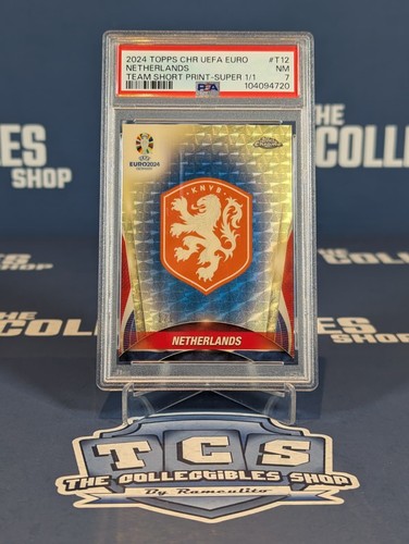 Netherlands Team 2024 Topps Chrome Superfractor 1/1