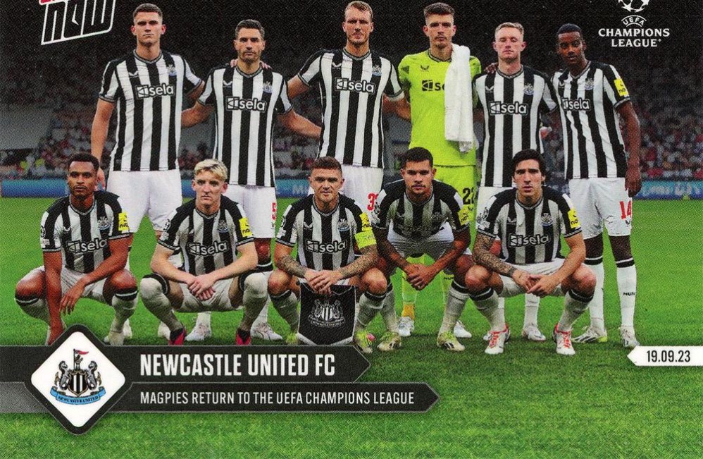 Newcastle United FC 2023 Topps Now UEFA Champions League
