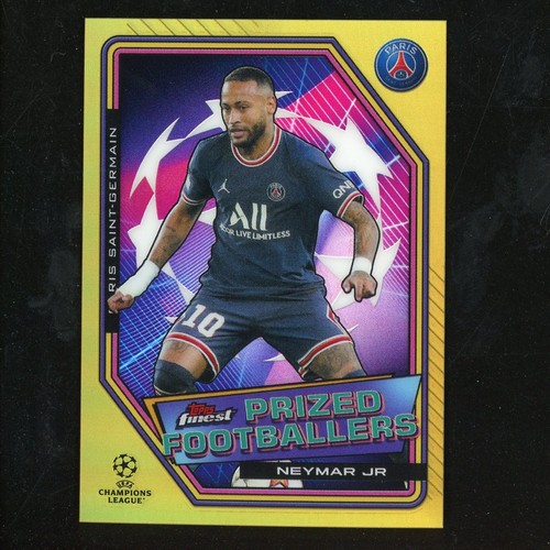 Neymar Jr. 2022 Topps Finest Oro /50