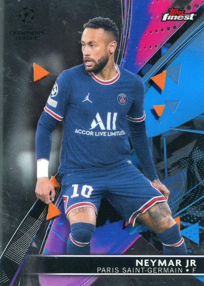 Neymar Jr 2021 Topps Finest UEFA 25