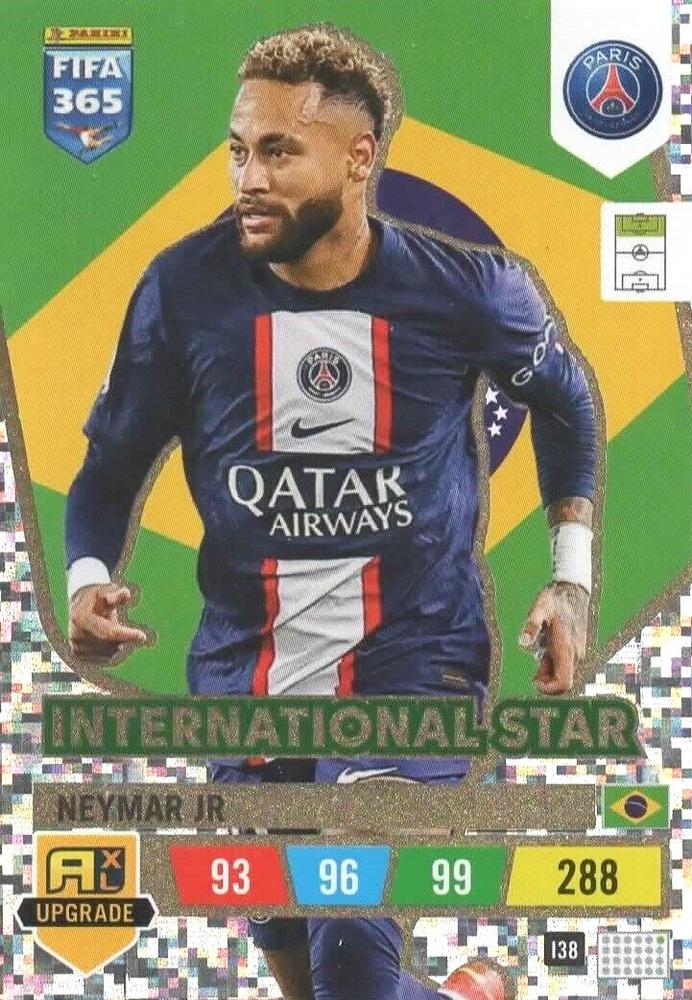 Neymar Jr. 2023 Panini Adrenalyn XL FIFA 365 Upgrade