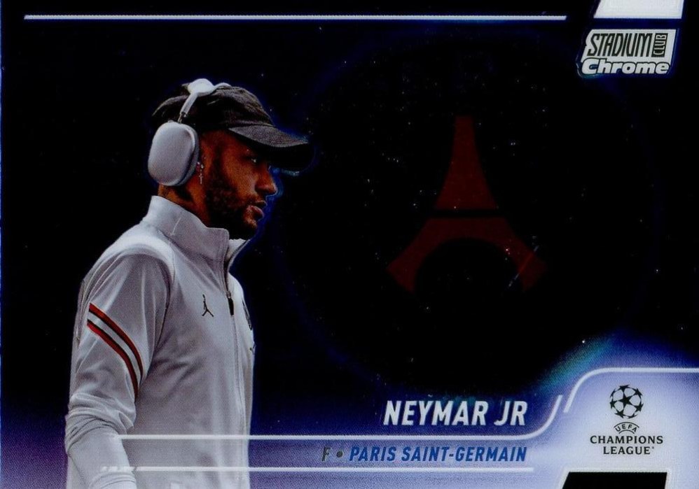 Neymar Jr 2021 Topps Stadium Club Chrome UEFA 100