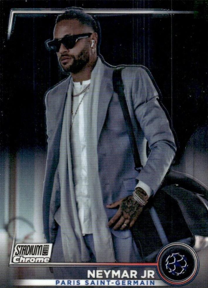 Neymar Jr 2022 Topps Stadium Club Chrome UEFA 69