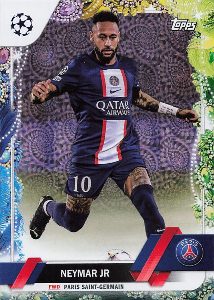 Neymar Jr 2022 Topps UEFA Club Competitions Carnaval Edition