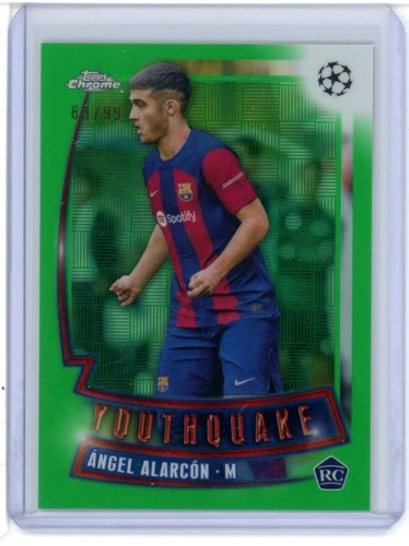 Ángel Alarcón 2023 Topps Chrome UEFA Club Competitions Green /99