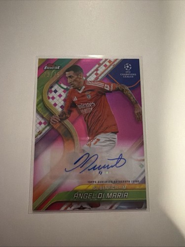 Ángel Di María 2024 Topps Finest Purple Wave Refractor /75
