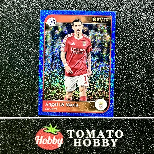 Ángel Di María 2024 Topps Merlin Chrome Blue Speckle Refractor /150