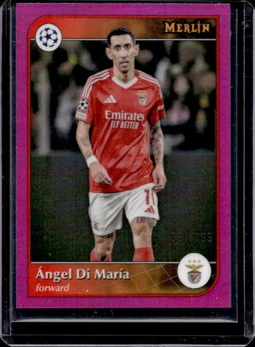 Ángel Di María 2024 Topps Merlin Chrome Pink Shimmer /199