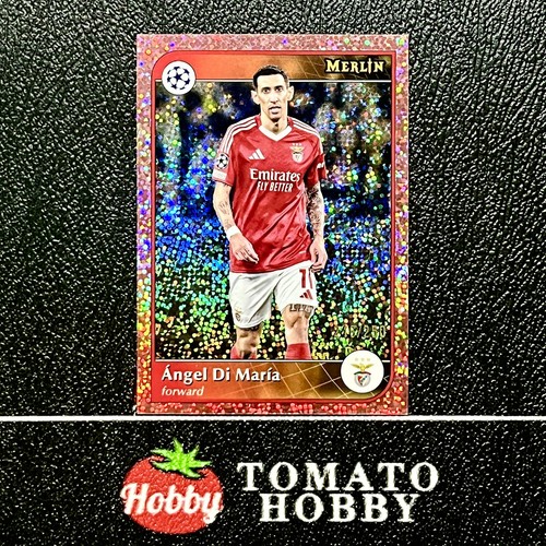 Ángel Di María 2024 Topps Merlin Chrome UEFA Rose Gold Speckle Refractor /250