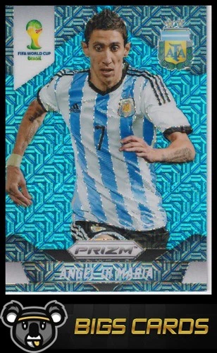 Ángel Di María 2014 Panini Prizm FIFA World Cup Blue Mojo