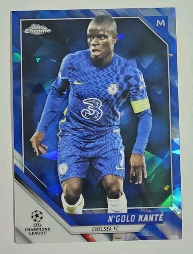 N'Golo Kante 2021 Topps Chrome Sapphire Edition Blue Refractor