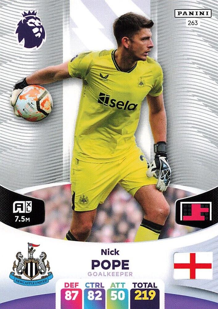 Nick Pope 2024 Panini Adrenalyn XL Premier League