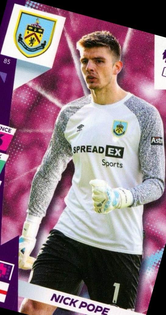 Nick Pope 2021 Panini Adrenalyn XL Premier League Plus
